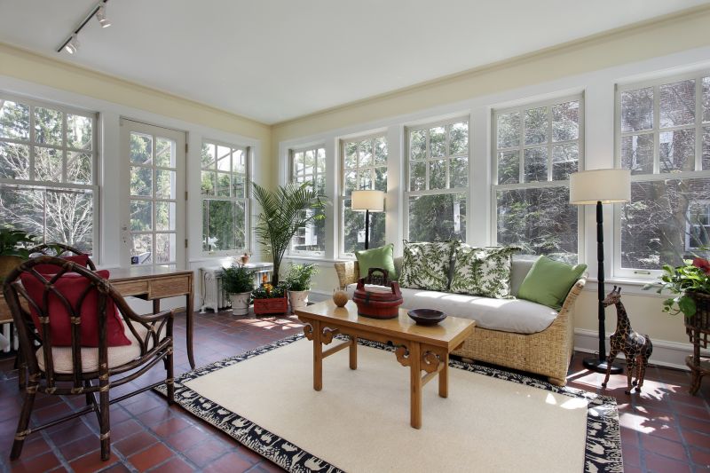 Sunroom with Cozy Interior